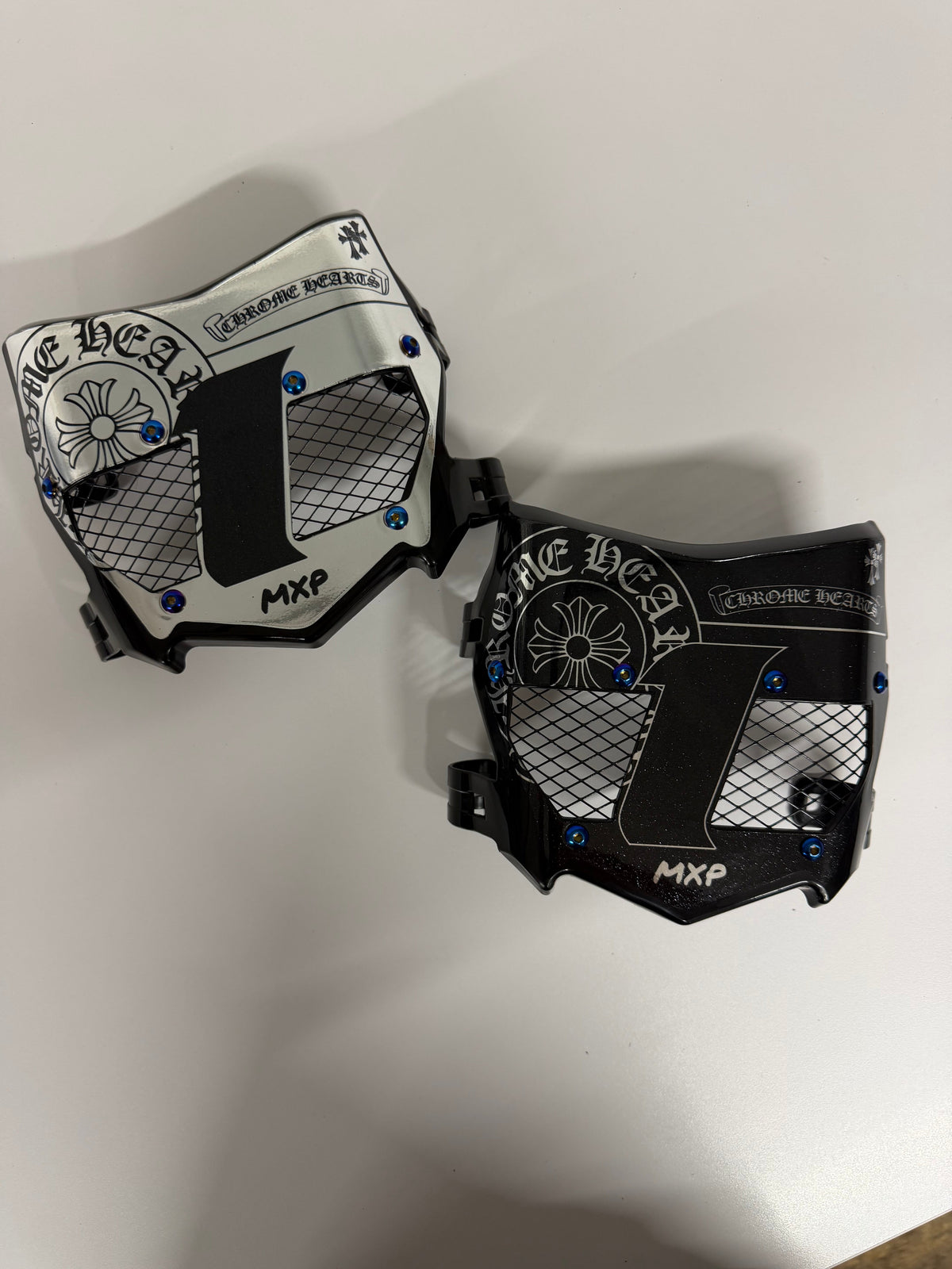*Crome Hearts* Real Titanium Motocutz Vented Plate