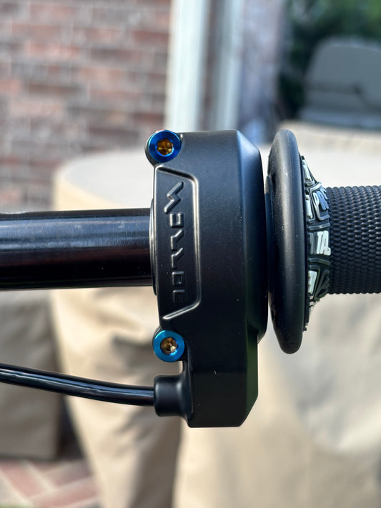 E-Moto throttle titanium