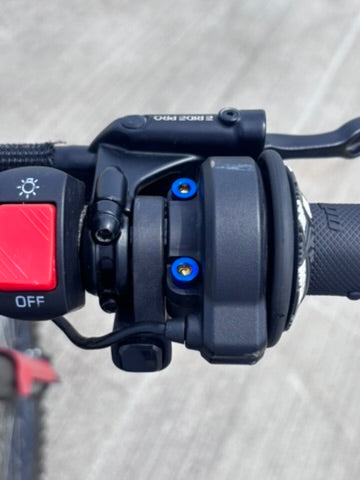 E-Moto throttle titanium