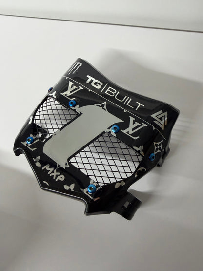 *LV* Real Titanium Motocutz Vented Plate