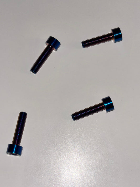 Direct mount riser titanium bolts