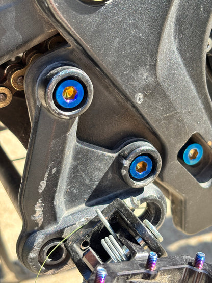 E-Moto Peg mount Titanium