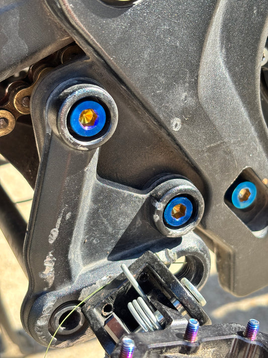E-Moto Peg mount Titanium