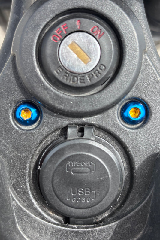E-Moto Key ignition titanium