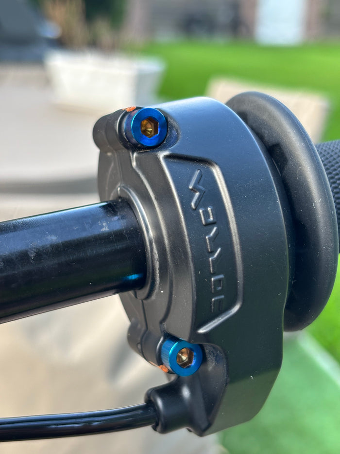 E-Moto throttle titanium